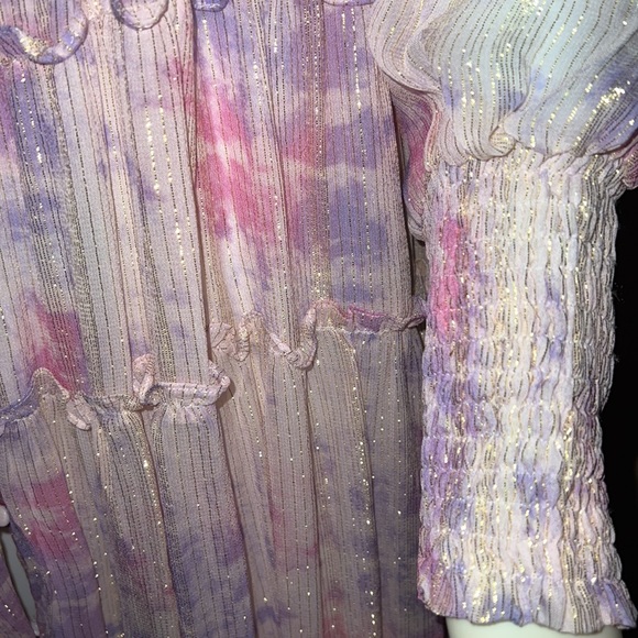 Rococo Sand Etre Metallic Maxi Dress NWT - Picture 5 of 6